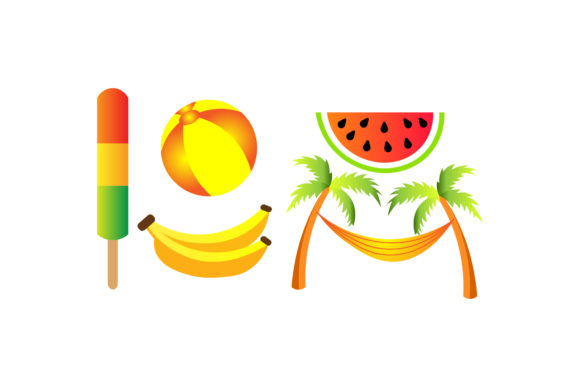 Beach Illustrations Set: Graphics & Editorial Review