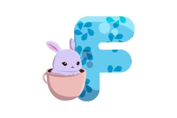 Cute Easter Egg Alphabet F Illustrations Review
