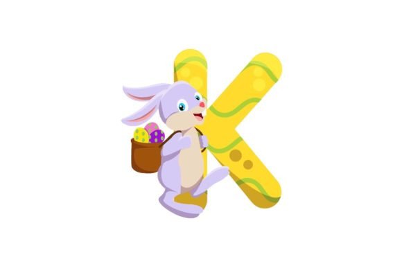 Cute Easter Egg Alphabet K Illustrations Review