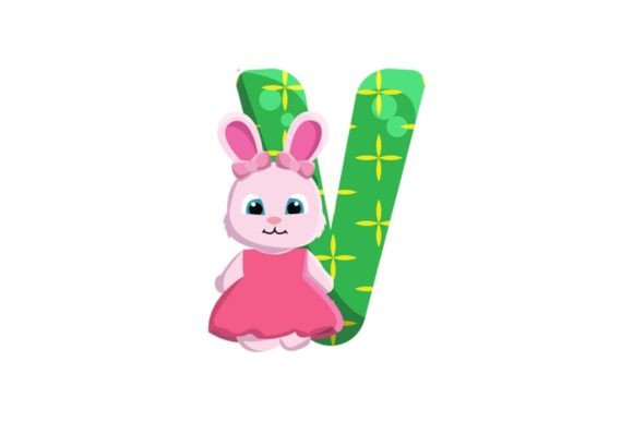 Cute Easter Egg Alphabet V Illustrations Review