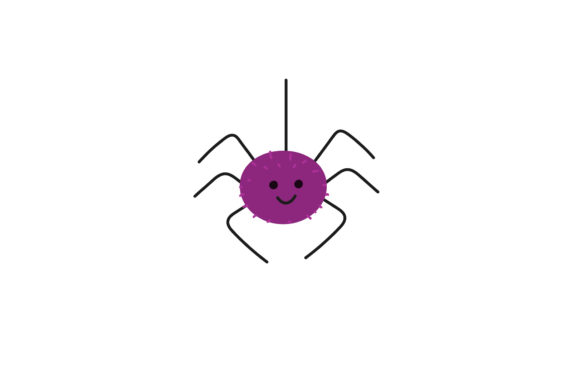Cute Spider Halloween Illustrations & Graphics