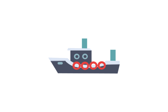 Ferry Transportations Illustrations: Graphics & Design Review