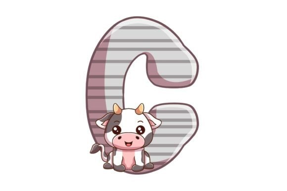 Kids Animals Alphabet C Graphics & Illustrations