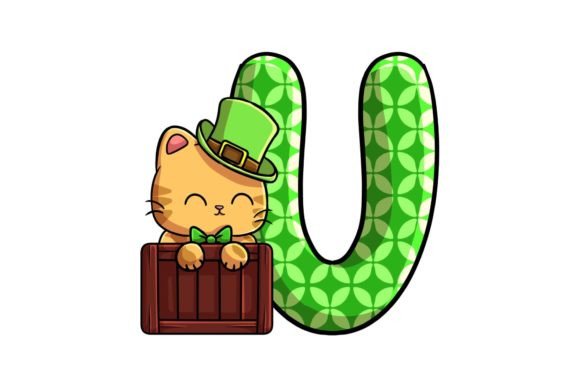 St Patrick Cat U Graphics & Illustrations Review