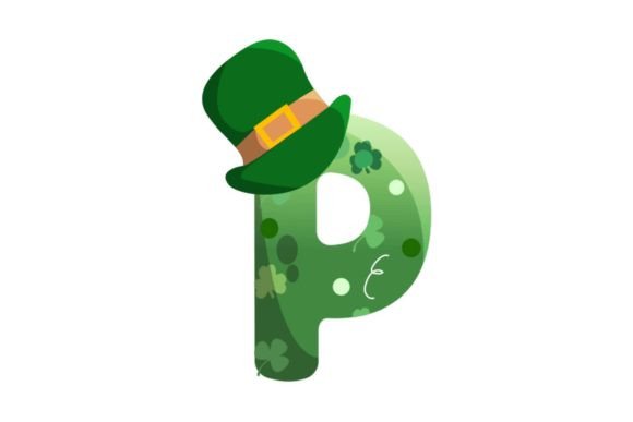 St Patrick Icon Alphabet P Graphics & Illustrations