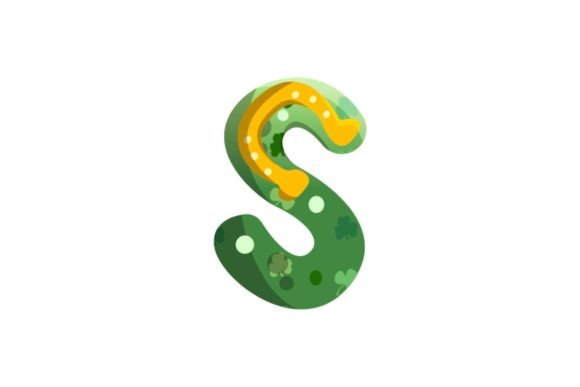 St Patrick Icon Alphabet S Graphics & Illustrations