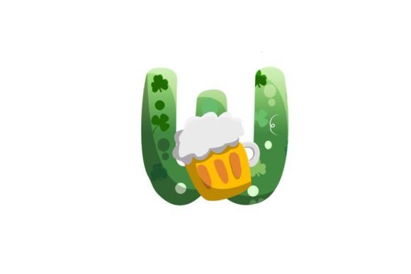 St Patrick Icon Alphabet W Graphics & Illustrations Review